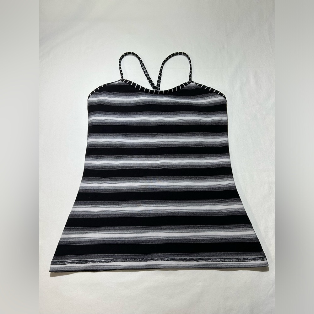 Lululemon Striped Power Y Tank Size 6